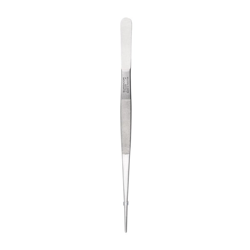 Прямой рифленый пинцет REXANT 250 мм ПРОФИ 12-0369