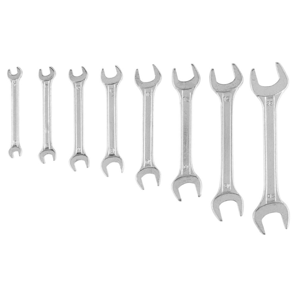 Ключи с открытым зевом 6-22 мм, 8 шт Top Tools 35D256