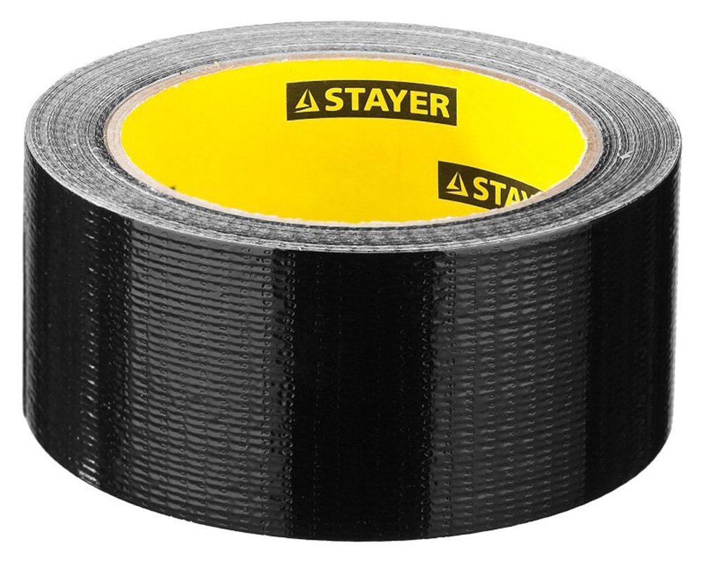 Армированная лента STAYER Professional, 48мм х 45м, черная 12086-50-50