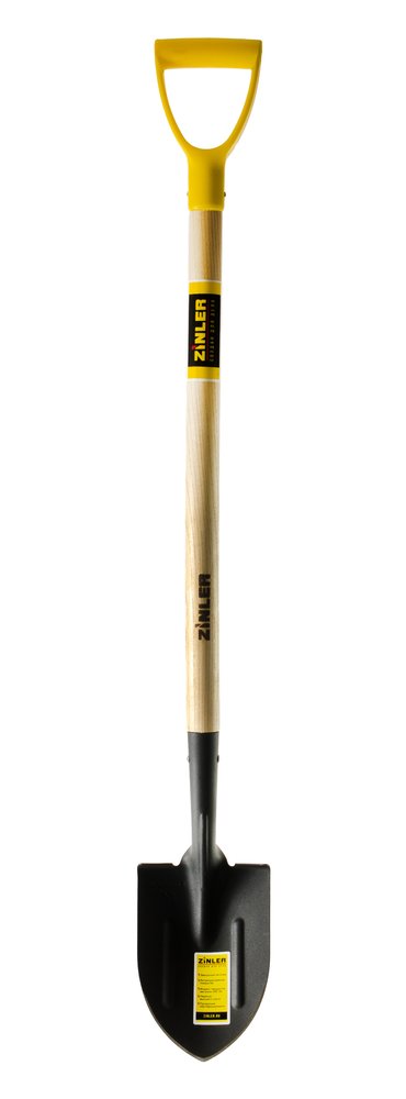 Малая садовая лопата с деревянным черенком и ручкой ZINLER 740 мм Z1.9H7G