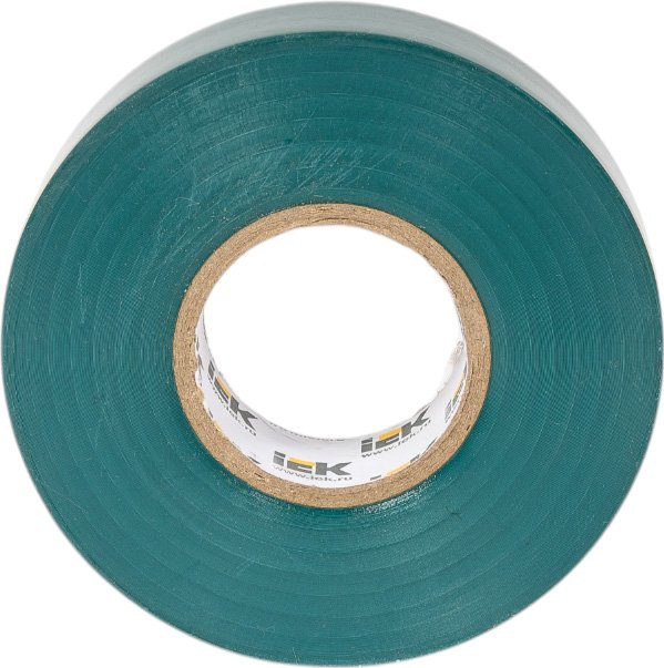 Изолента IEK Mixtape 7 0.15x19 мм, зеленая, 25 м EX-IZ10-C15-19-25-K06