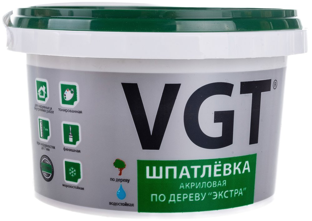 Шпаклевка по дереву Экстра Лиственница 1 кг VGT 11593639