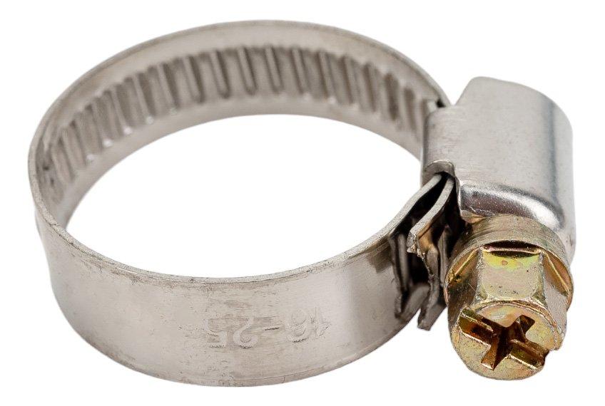 Червячный хомут нерж Gigant 16-25 мм/9 W2, 25 шт G/1/42