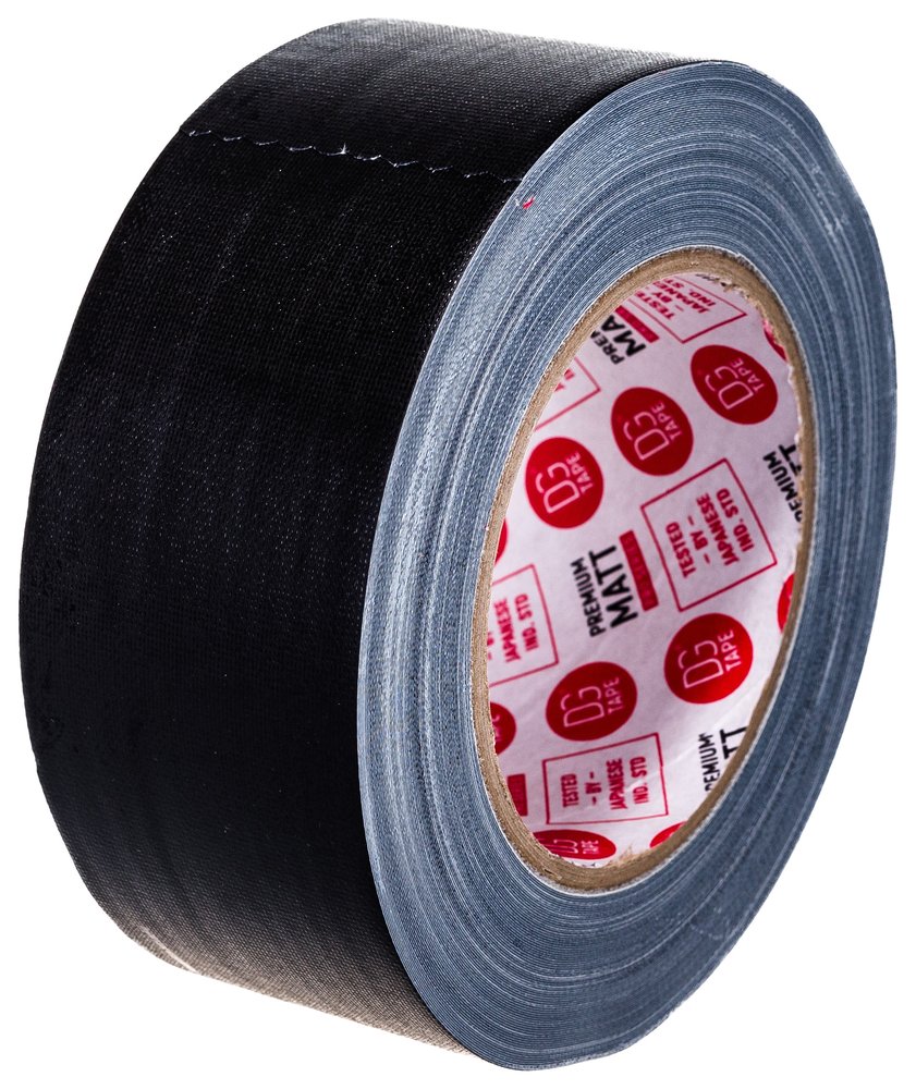 Клейкая лента DGTAPE MATT - Гаффа тейп 50мм/25м - Черный MATT50050/25/B