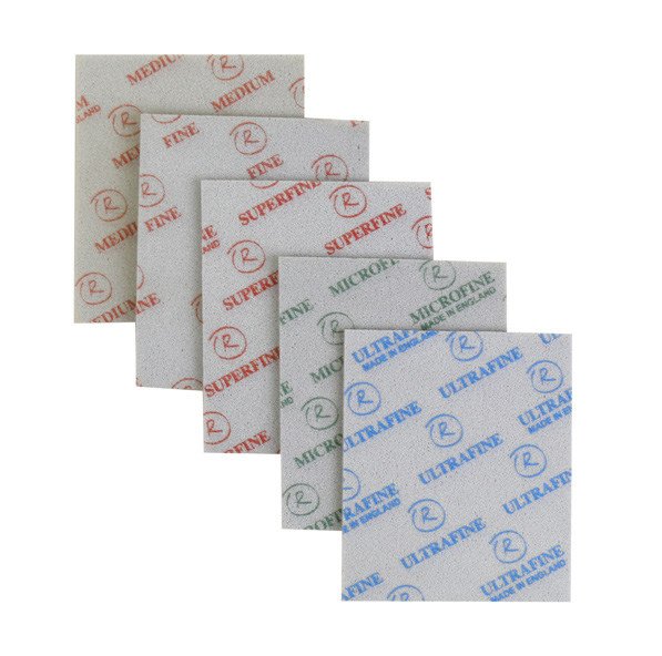 Губка абразивная Softback (20 шт, 140x115 мм, Р400) RoxelPro 159608