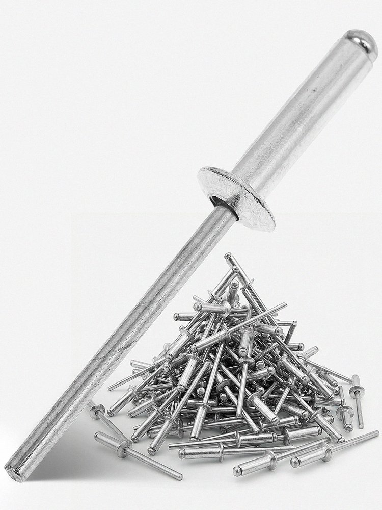 Заклепки алюминиевые KUBIS 4.8x16 мм (толщина 9-11 мм), 50 шт 01-04-4816