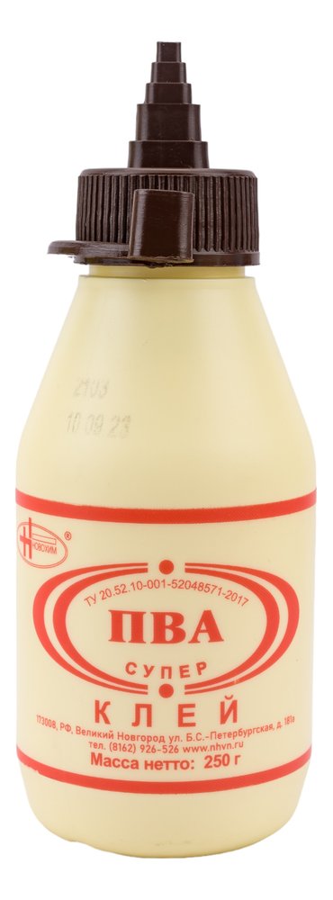 Клей ПВА НОВОХИМ Супер Б. 250 г 00-00004010