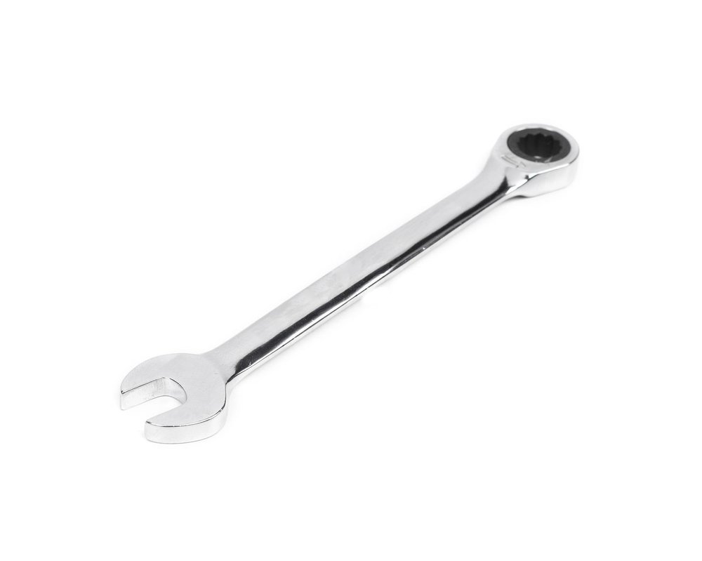 Комбинированный трещоточный ключ 32х32 хром HORTZ HOR 132565