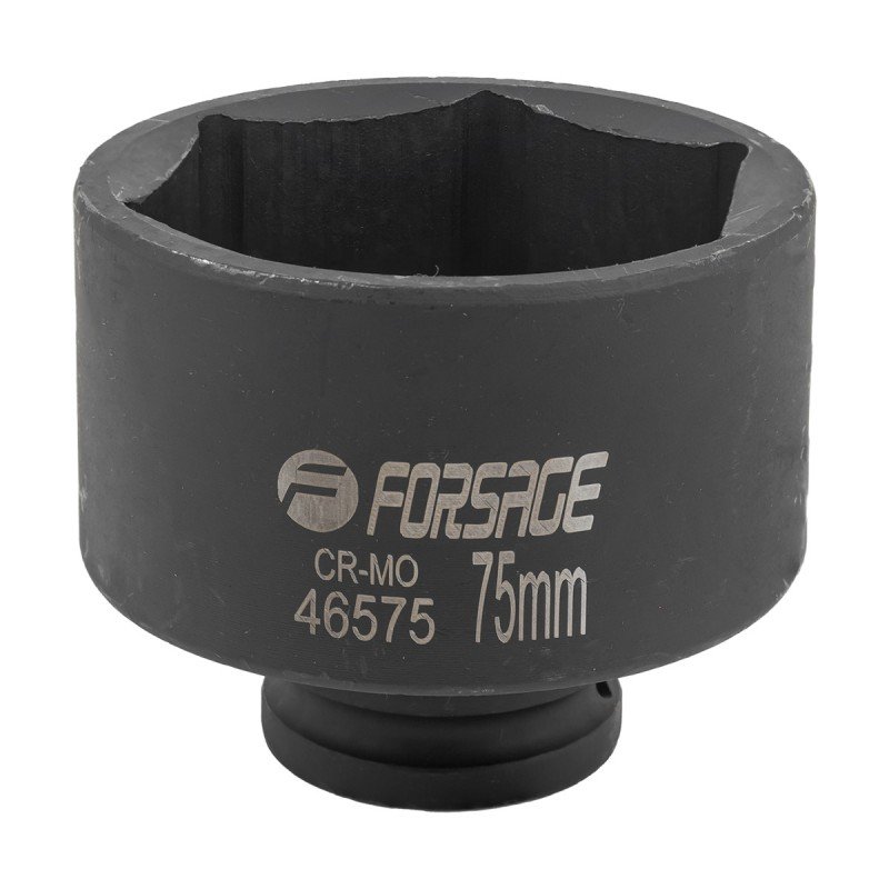 Головка ударная 3/4', 75 мм, 6 - гранная Forsage F-46575(57482)
