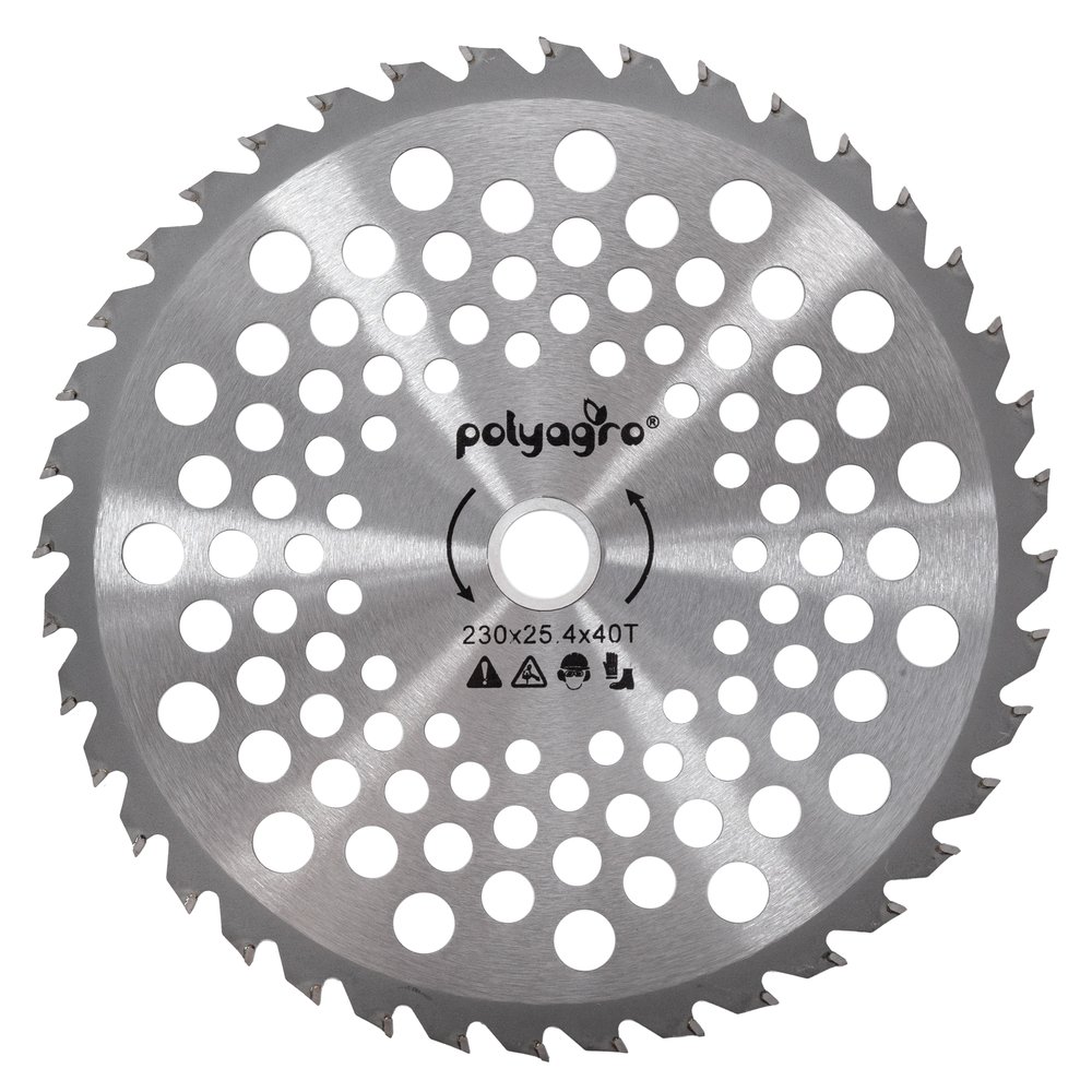 Диск для триммера 230x25.4х1.2 мм, 40 зубьев POLYAGRO 7706110