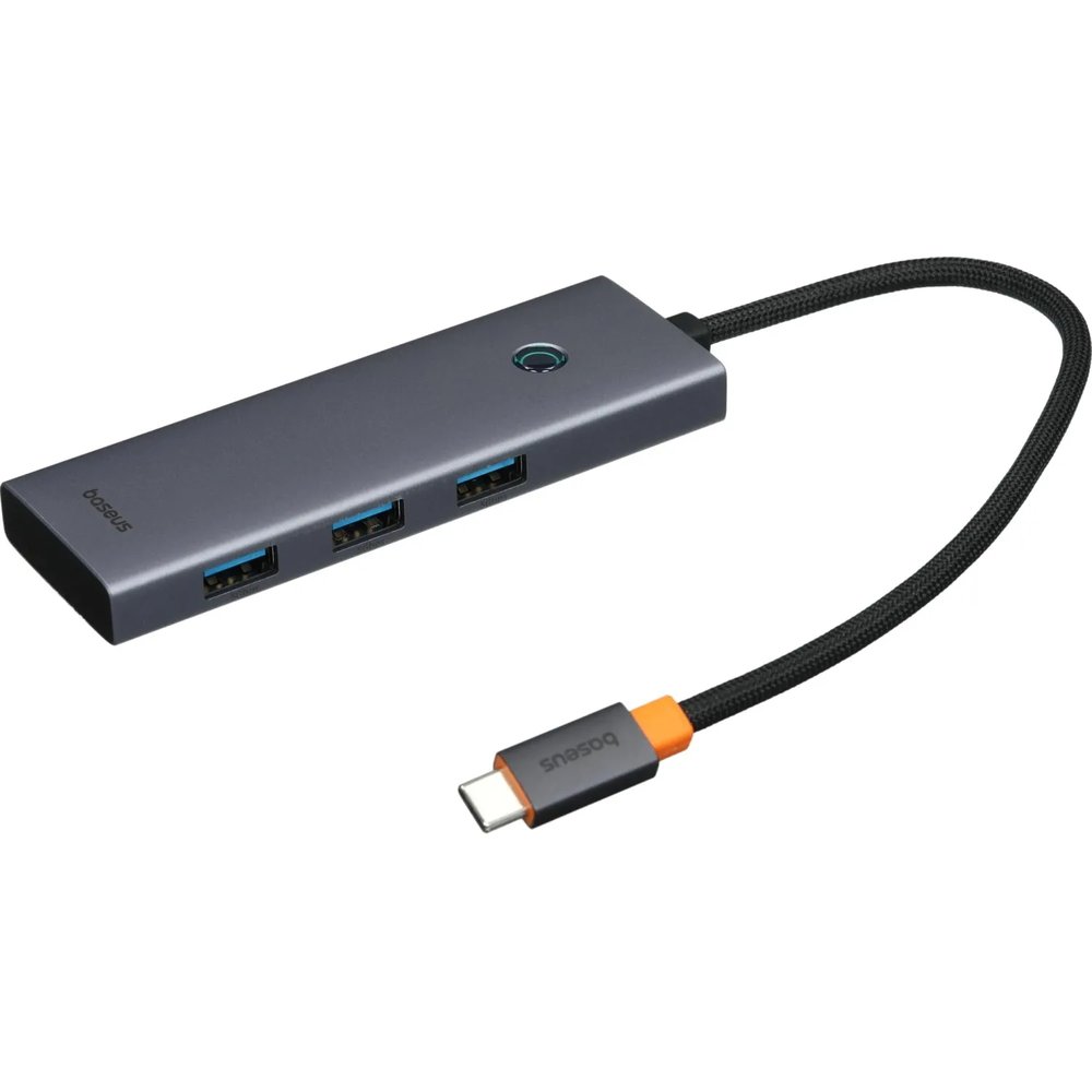 Разветвитель USB Baseus UltraJoy 7-Port Sp.Grey Type-C B00052803811-00
