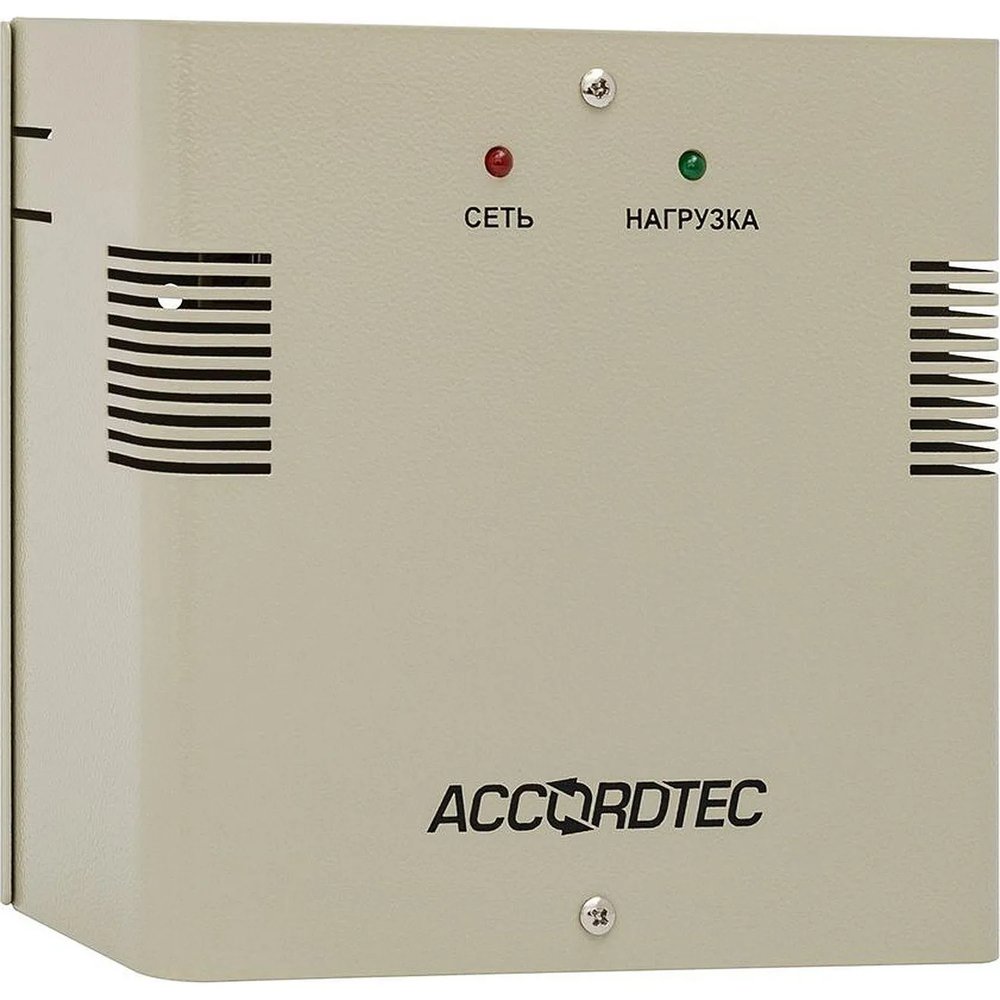Блок питания бесперебойного AccordTec ББП-40, 12В, 4А, металл