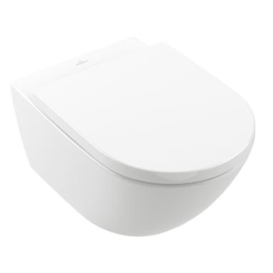 Подвесной унитаз Villeroy & Boch Subway 3.0 шгв 370х560х360 цвет-альпийский белый 4670T001