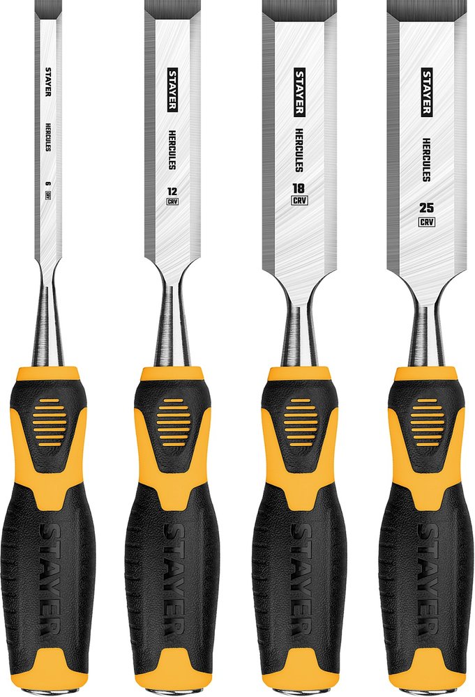 Набор стамесок-долот STAYER Hercules 4 шт. 18205-H4