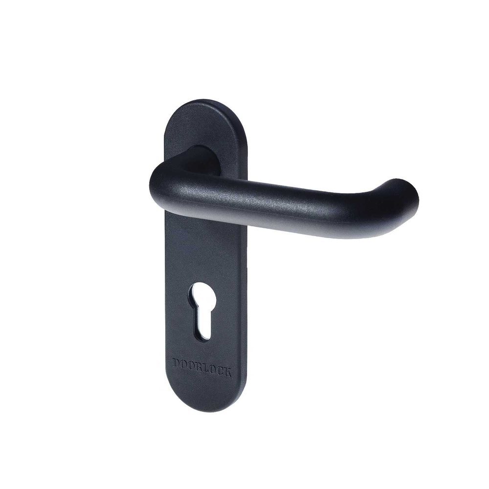 Гарнитур для пожарных дверей Doorlock v s38kp/f pz72 серия variant, на короткой накладке, черный, подпружиненный, а=60-90мм 79057
