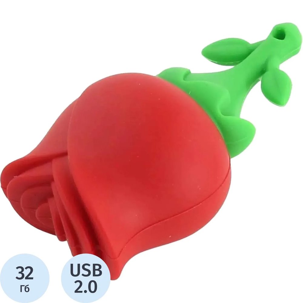 Флеш-память  Smartbuy Wild series, 32Gb, USB 2.0, роза, SB32GBRose