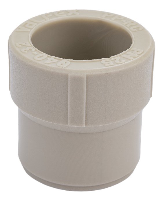 Муфта переходная VALFEX PP-R серая, 40х32 мм, вн/нр пайка 10004032Г 127-0393