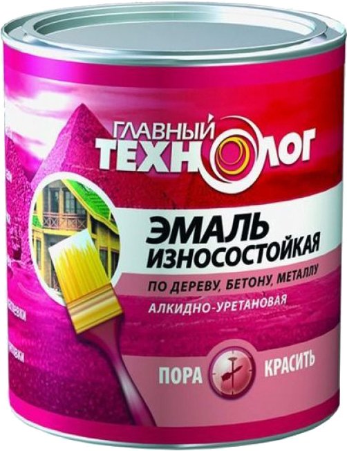 Износостойкая эмаль Новбытхим алкидно-уретановая, синяя, 2.1 л 1817
