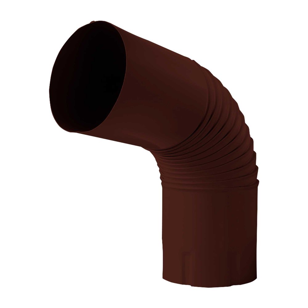 Колено трубы NIKA ПРОЕКТ круглое, D150 мм, RAL 8017 В0000034270