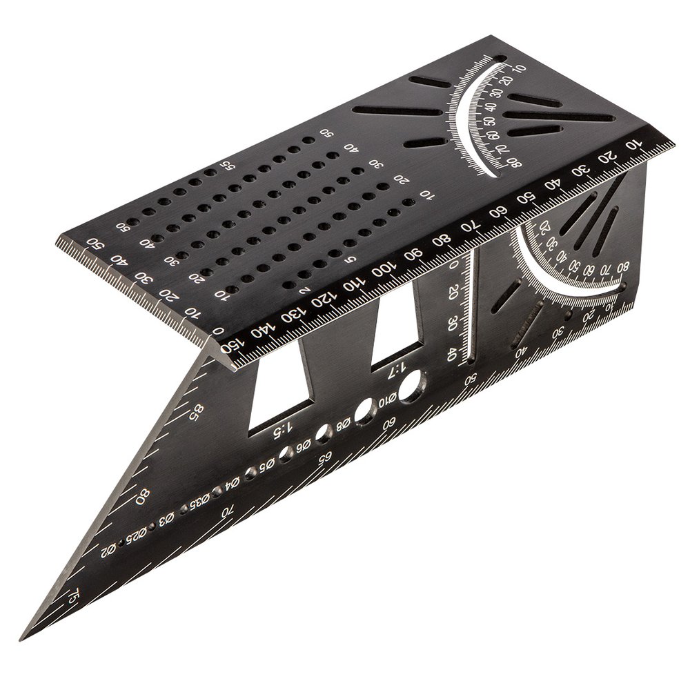 Угольник NEO Tools 3D, японский, алюминиевый 72-115