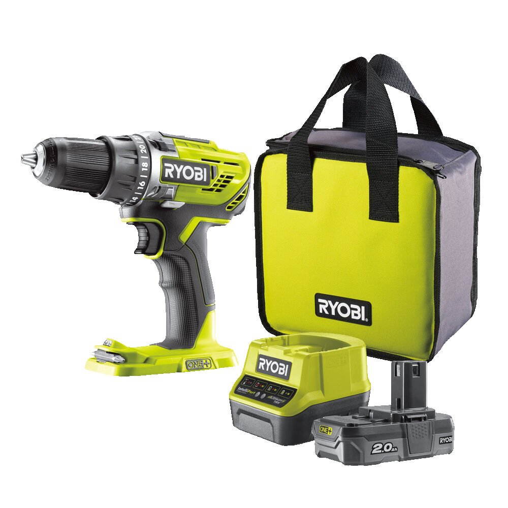 Компактная дрель-шуруповерт Ryobi ONE+ R18DD3-120S 5133003347