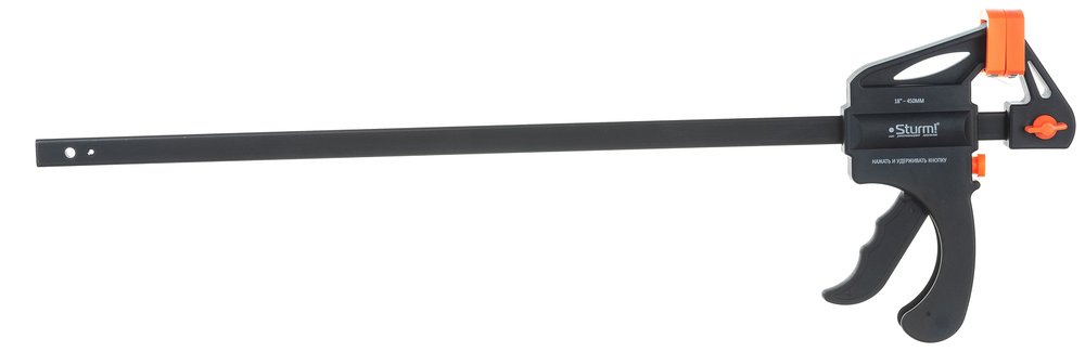 Струбцина, зев 45 см Sturm 1078-04-45