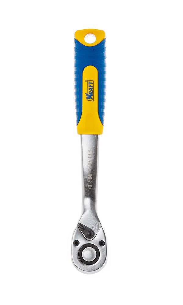 Рукоятка трещоточная KRAFT с быстрым сбросом 1/2 Dr KT 700360