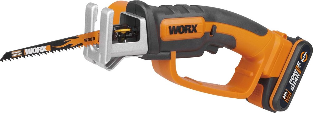 Аккумуляторная пила WORX 20В, 2Ач х1 и ЗУ WG894E.5