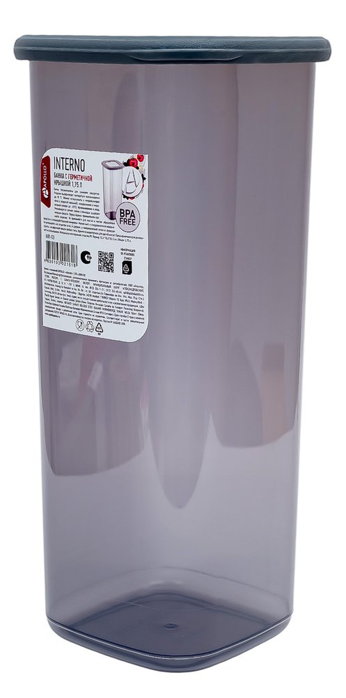 Банка APOLLO с крышкой Interno 1.75 л INR-03