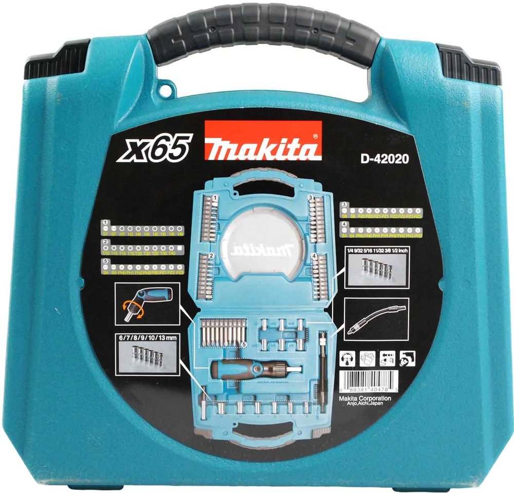 Набор насадок Makita Circle series 65 шт. D-42020