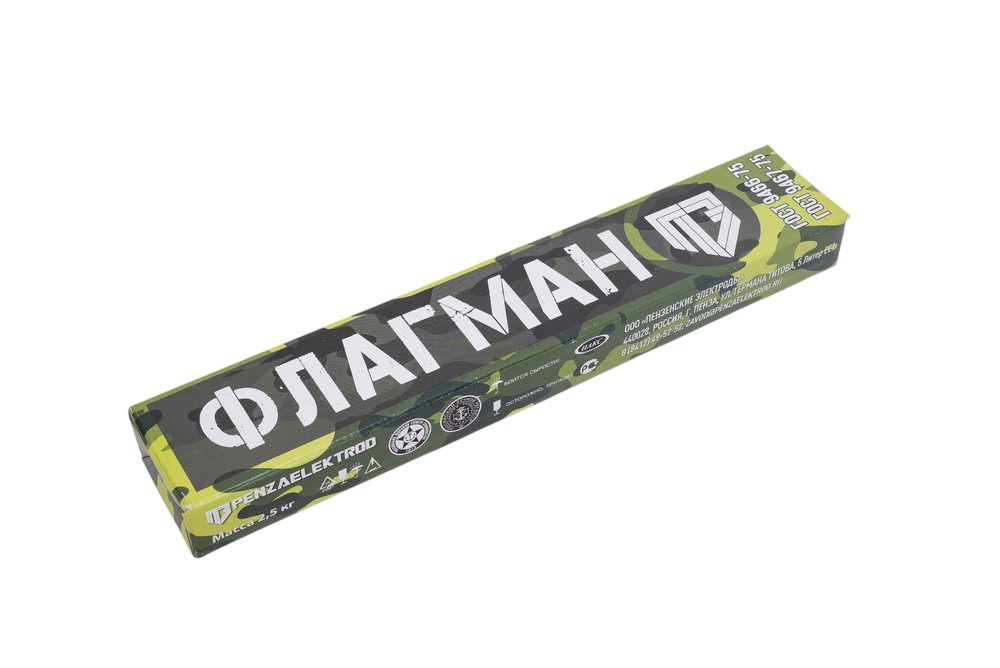 Электроды МР-3С ф 3.0 мм, 2.5 кг, ФЛАГМАН, ГОСТ 9466-75 ООО «Пензенские электроды» 00-00002522