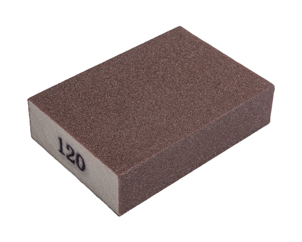 Губка шлифовальная 100x70x25 мм, P120, 1 шт Orientcraft SS1007025120
