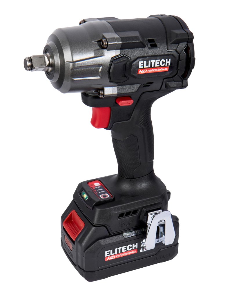 Аккумуляторный гайковёрт Elitech CW 2009SL (20В, 1х4Ач, 850Нм, М12-М24) HD 205747