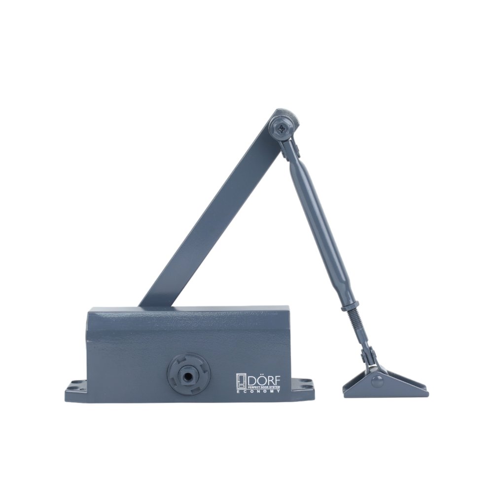 Дверной доводчик DORF economy l-8223 80 кг, антрацит , 1 к - 1 шт. eco L8223_ral7016_eco