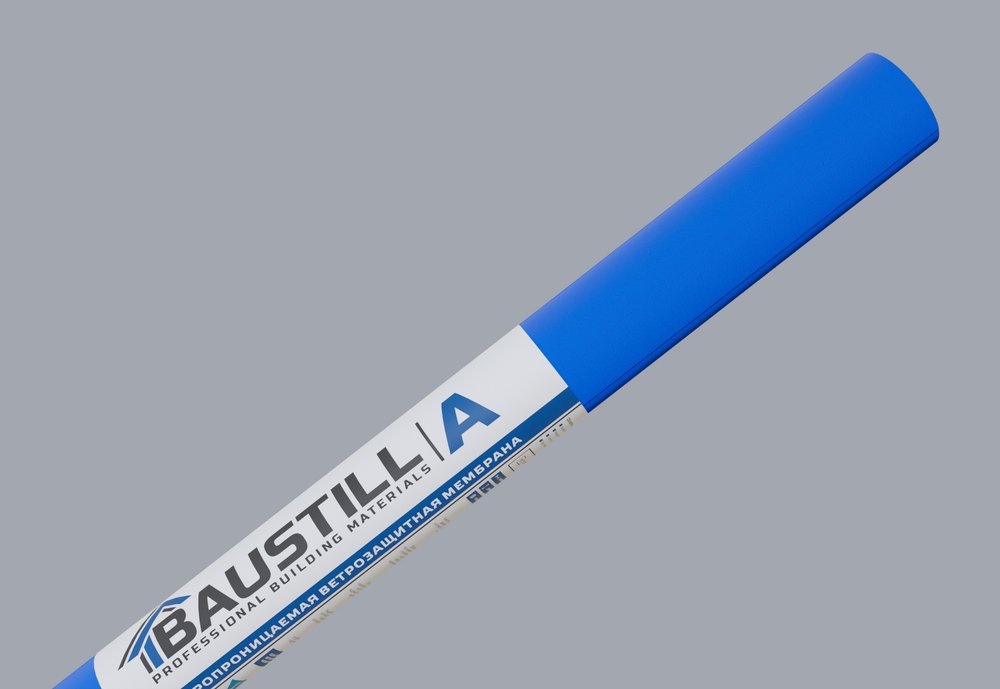 Ветро-влагозащитная мембрана Baustill А 70 1.6х43.75 м, 70 кв. м СТО-96891647-016-2023 4604692000858