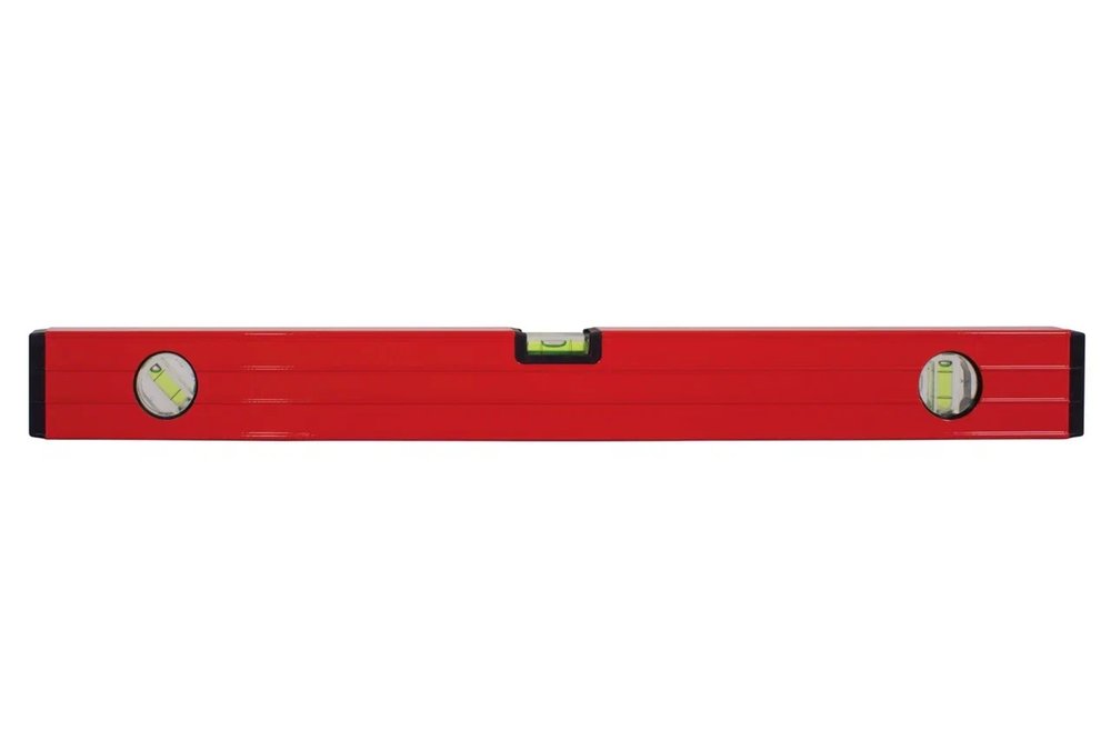 Уровень окрашенный ALUKOMTOOLS 200 см 'PREMIUM PLUS' с 3 акриловыми индикаторами 2217281200R