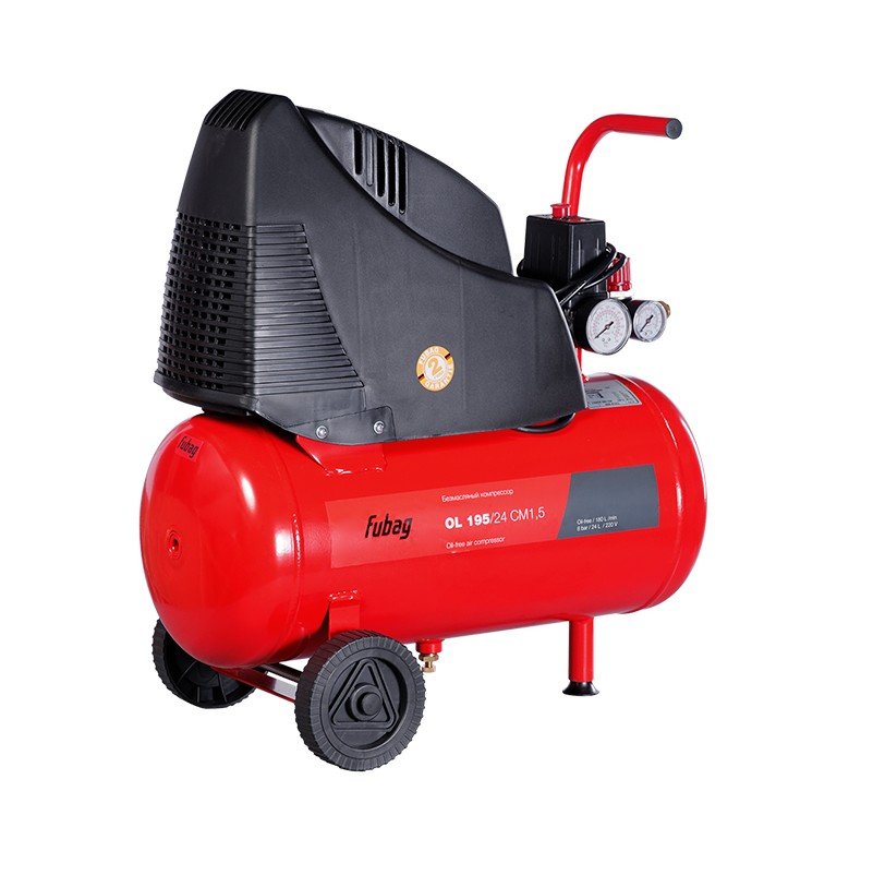 Компрессор FUBAG OL 195/24 CM1.5 180л/мин, 24л, 8бар, 1.1кВт 646034