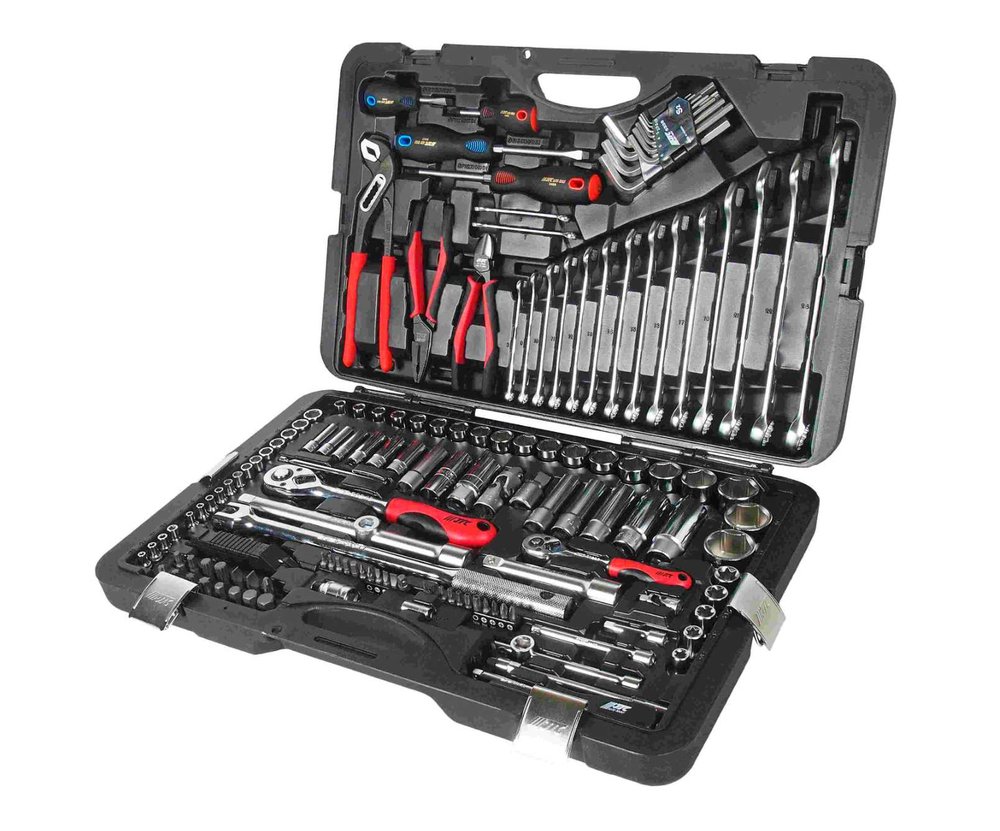 Набор инструментов JTC 1/4', 1/2' 6-гранный в кейсе 145 предметов, H145C 742167