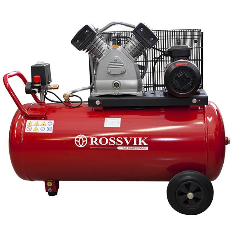 Поршневой компрессор ROSSVIK 10бар, ресивер 100л, 220В/2,2кВт СБ4/С-100.LB30А