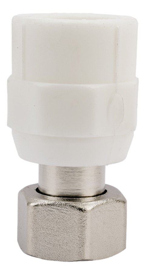 Соединитель VALTEC PPR с накидной гайкой 20 х 1/2 конус VTp.708.K.02004