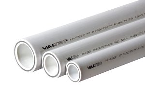 Труба Valtec PP-FIBER арм. стекл., 63 MM белый, PN 25 (4м) VTp.700.FB25.63