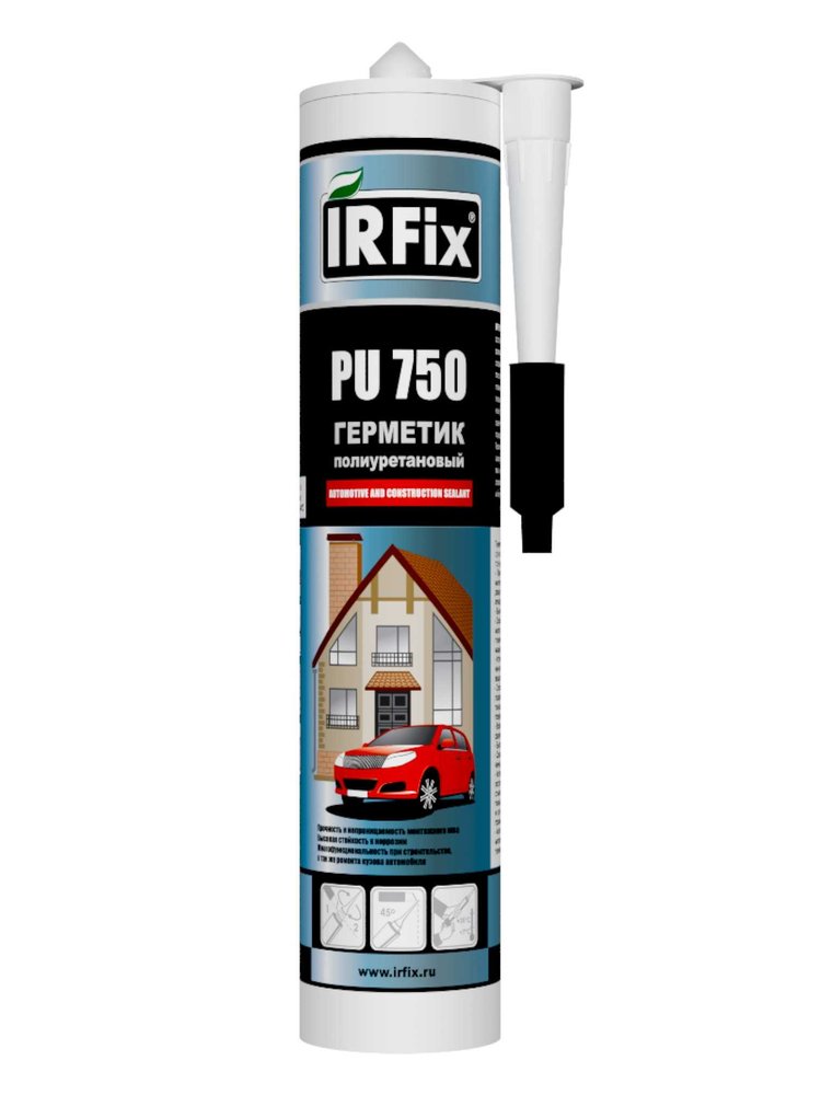 Полиуретановый герметик IRFIX PU-750 серый 300 мл 20146