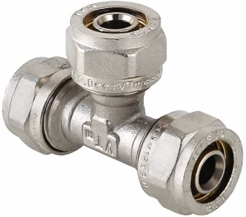 Обжимной тройник 16 Valtec VTm.331.N.161616