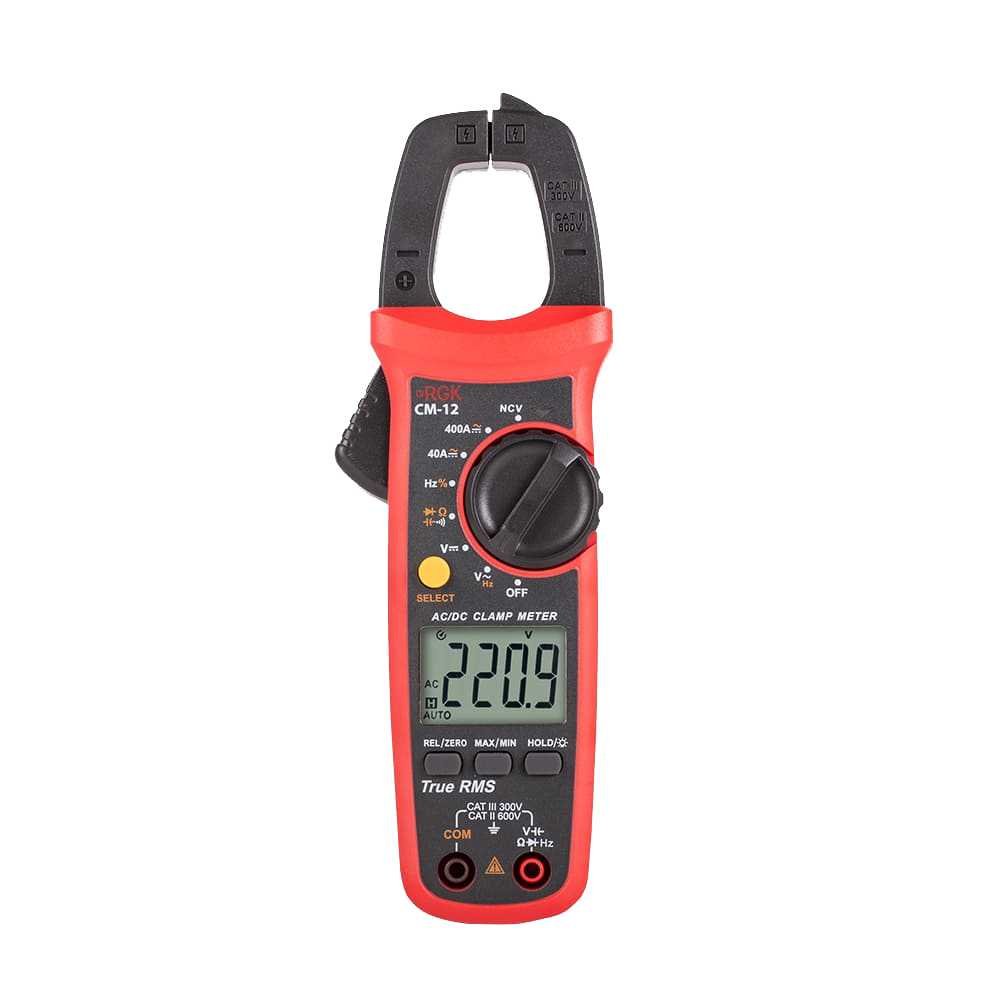 Токоизмерительные клещи с поверкой RGK CM-12 779685