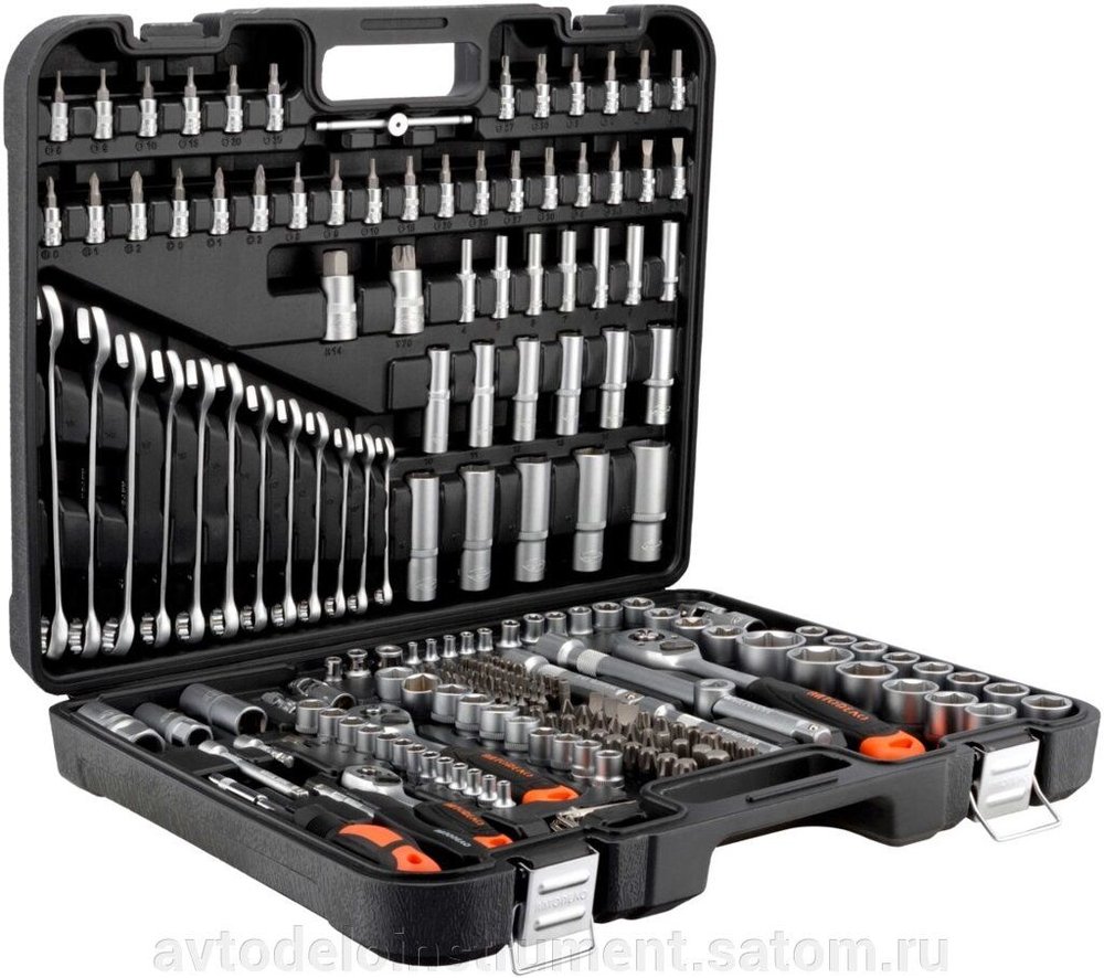 Набор инструмента Автоdело 1/2DR 3/8DR 1/4DR (39926) 216пр. 16300