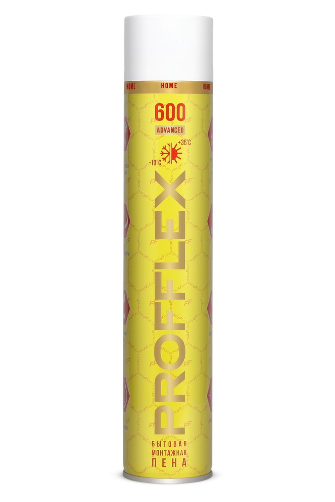 Монтажная пена PROFFLEX 600 ADVANCED бытовая 70220