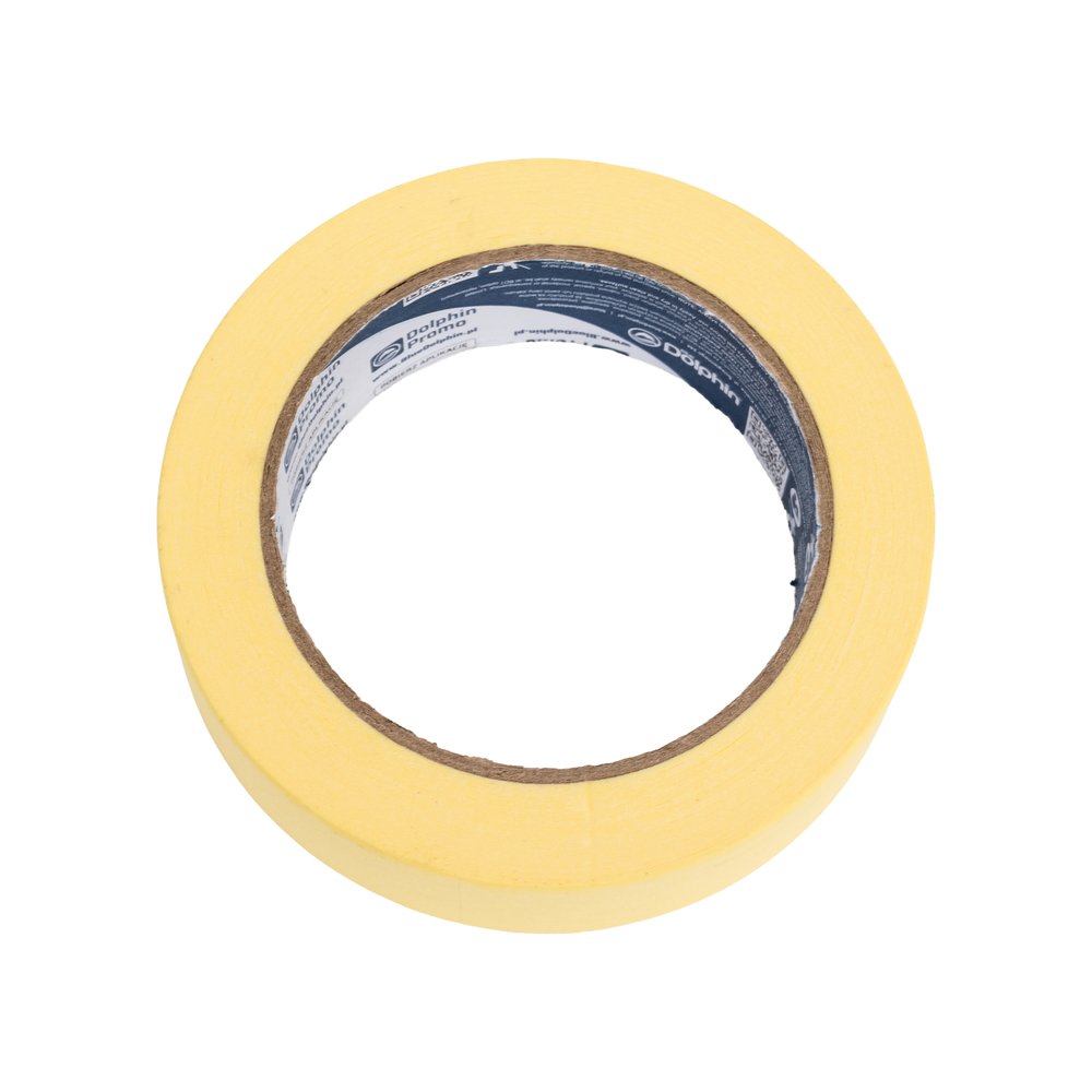 Многофункциональная малярная лента Blue Dolphin Masking Tape желтая 30мм х 50м 01-7-13 ST627