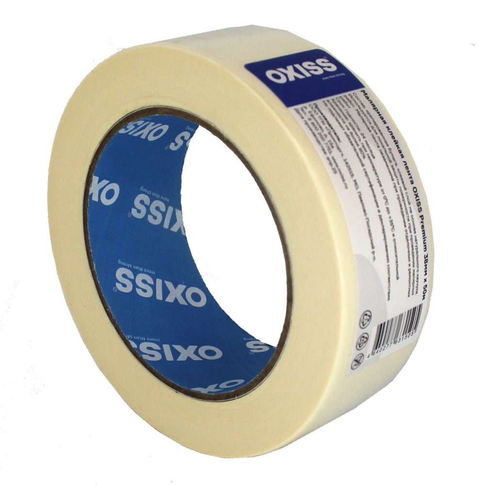 Малярная клейкая лента Oxiss Premium 38мм х 50м 4640277633615
