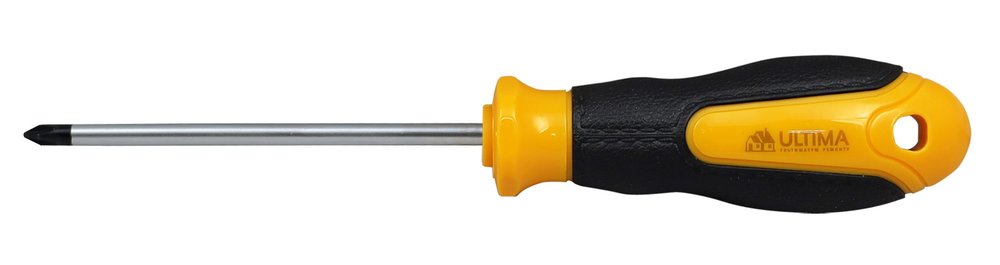 Отвертка Ultima, кожаная рукоятка, PH2x150 мм, магнит 124044