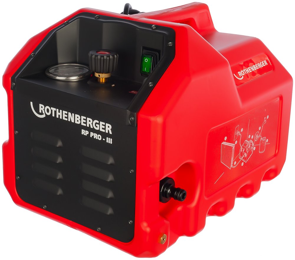 Электрический насос для опрессовки трубопроводных систем Rothenberger RP PRO III 61185